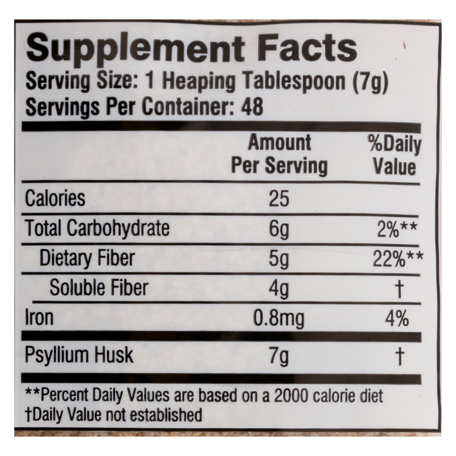 Health Plus - Pure Psyllium Husk - 12 Oz