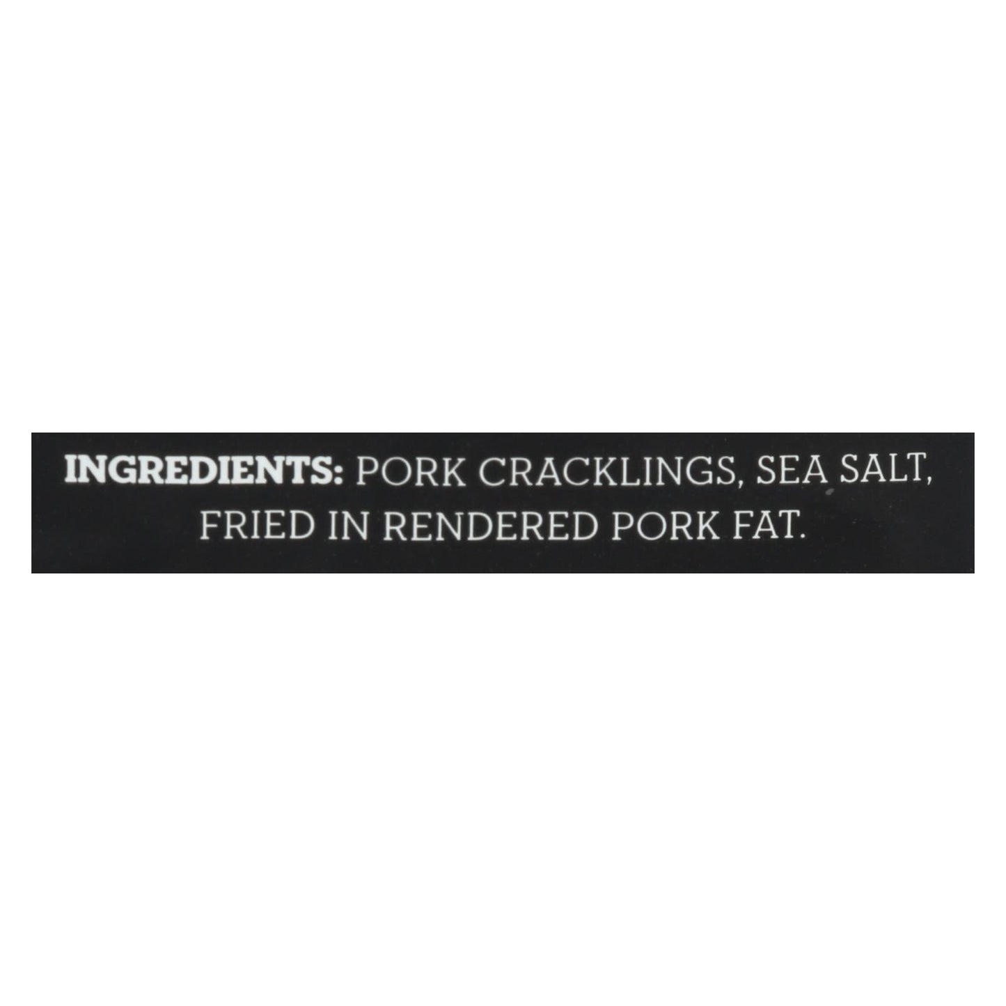 4505 - Cracklins - Sea Salt - Case Of 12 - 3 Oz.