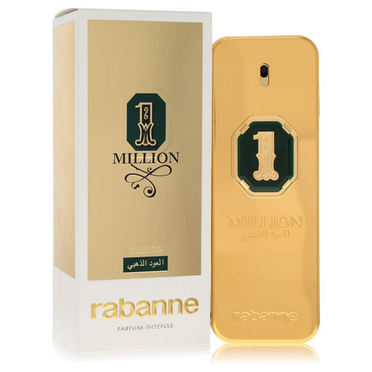 1 Million Golden Oud by Paco Rabanne Eau De Parfum Intense Spray 3.4 oz for Men