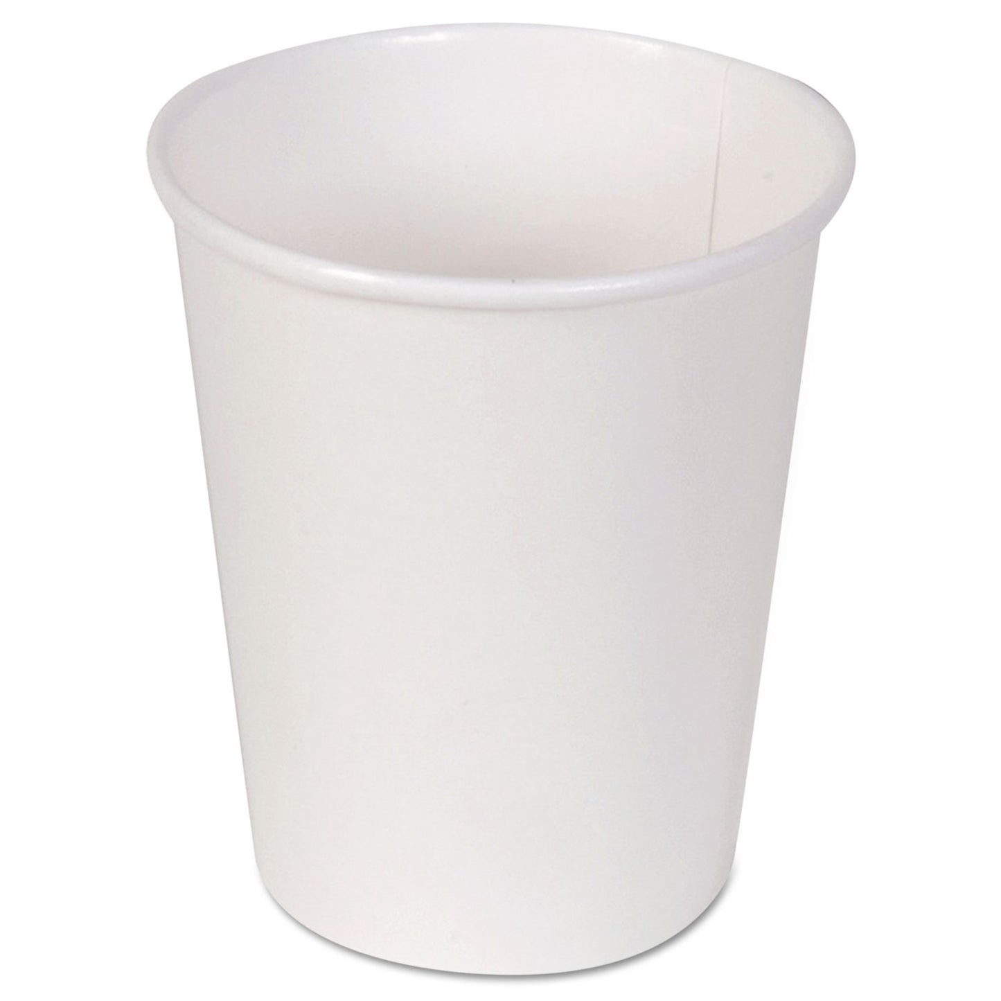 Dixie Paper Hot Cups, 10 oz, White, 50/Sleeve, 20 Sleeves/Carton (DXE2340W)