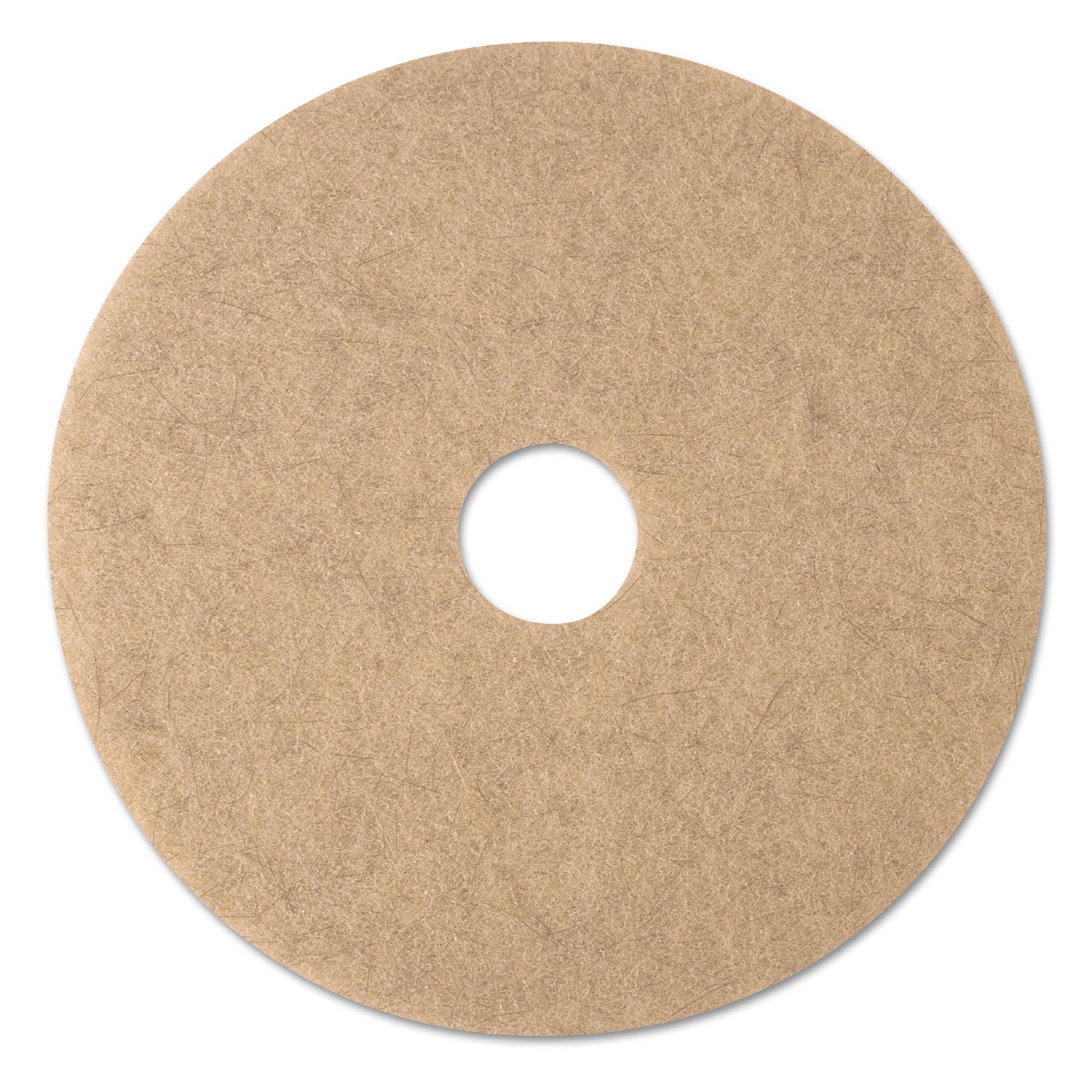 3M Ultra High-Speed Natural Blend Floor Burnishing Pads 3500, 20" Diameter, Tan, 5/Carton (MMM19008)