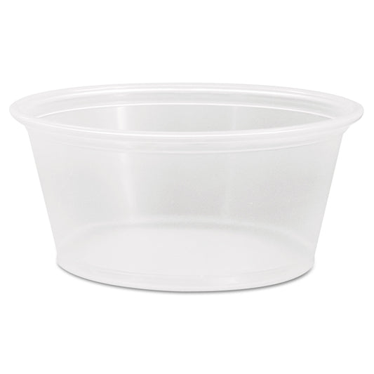 Dart Conex Complements Portion/Medicine Cups, 3.25 oz, Clear, 125/Bag, 20 Bags/Carton (DCC325PC)