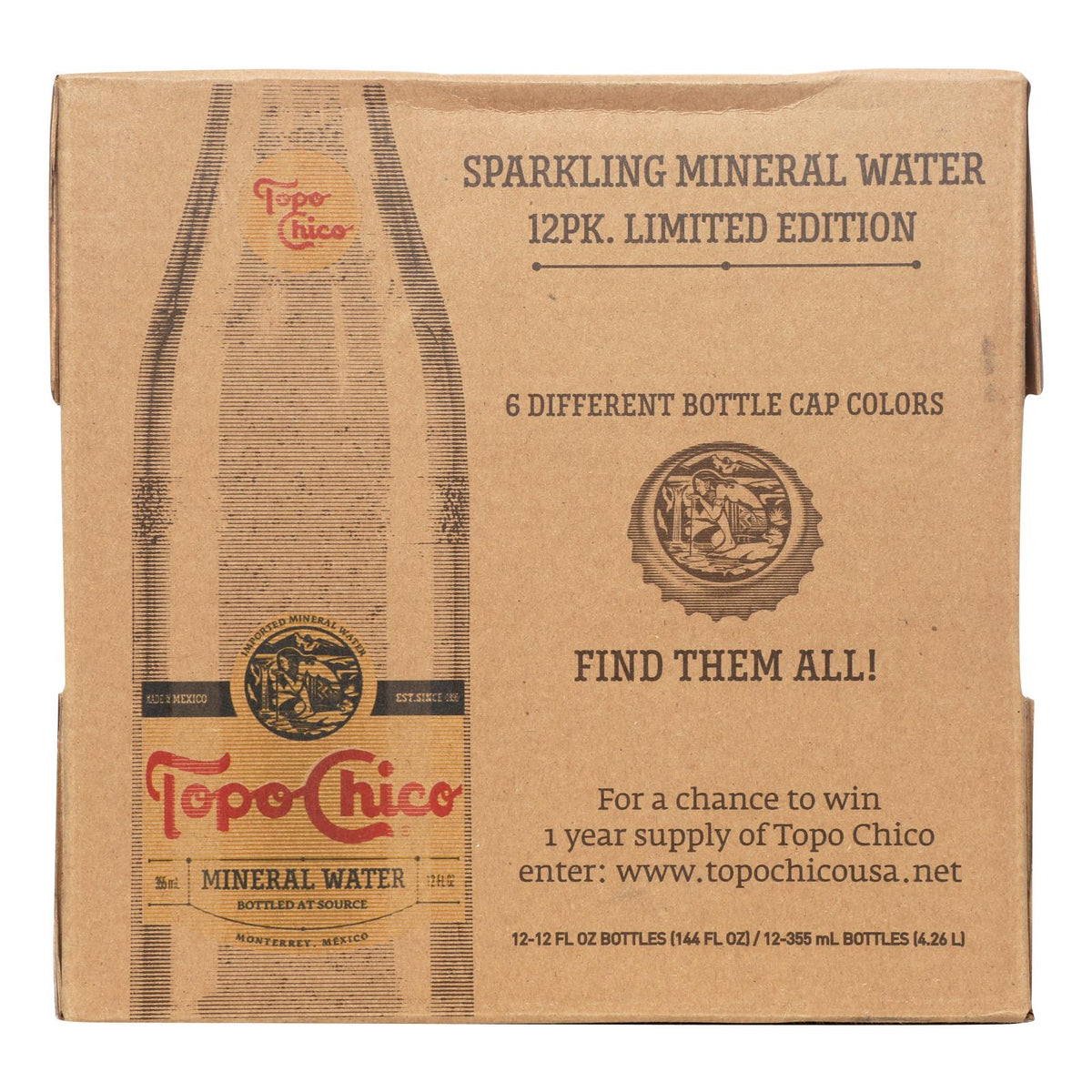 Topo Chico Topo Chico Mineral Water - Case Of 12 - 12 Fl Oz