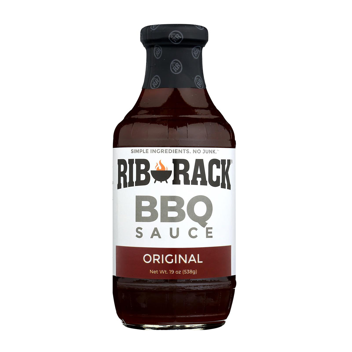 Rib Rack Bbq Sauce - Original - Case Of 6 - 19 Oz.