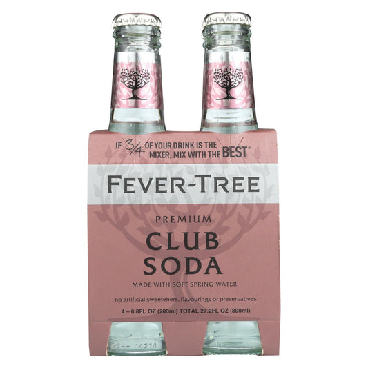 Fever - Tree Spring Soda Water - Soda Water - Case Of 6 - 6.8 Fl Oz.