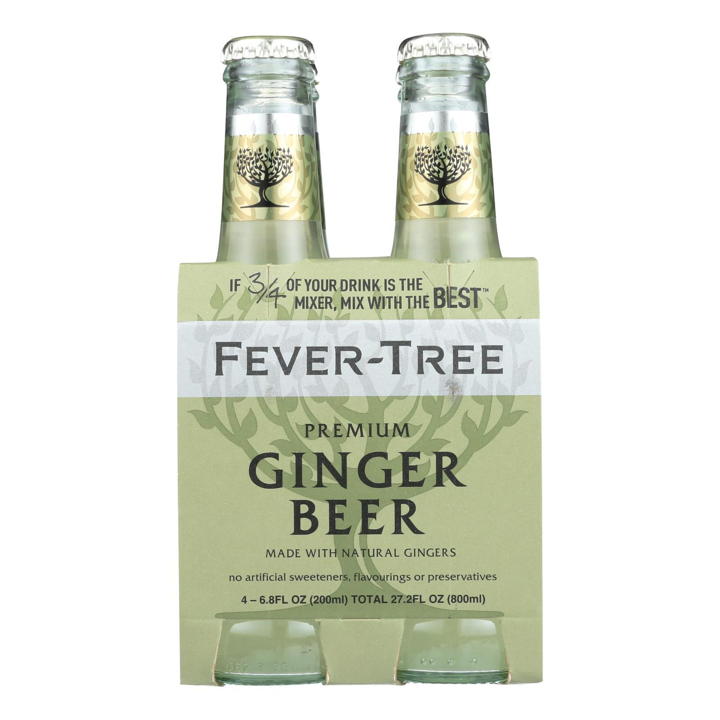 Fever - Tree Ginger Beer - Beer - Case Of 6 - 6.8 Fl Oz.