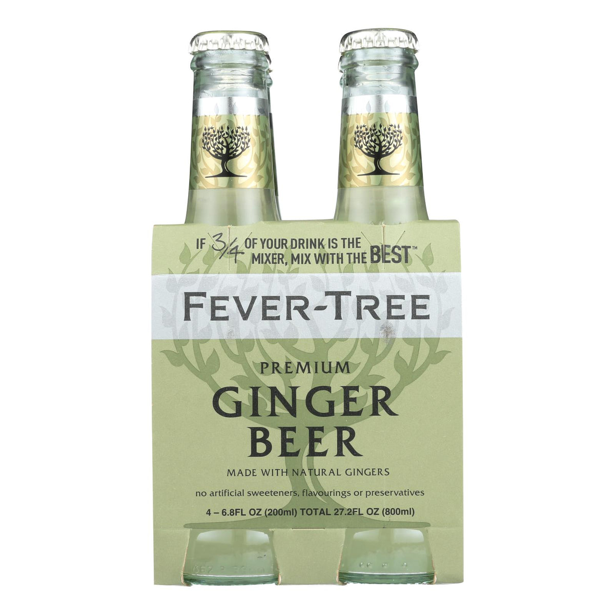 Fever - Tree Ginger Beer - Beer - Case Of 6 - 6.8 Fl Oz.