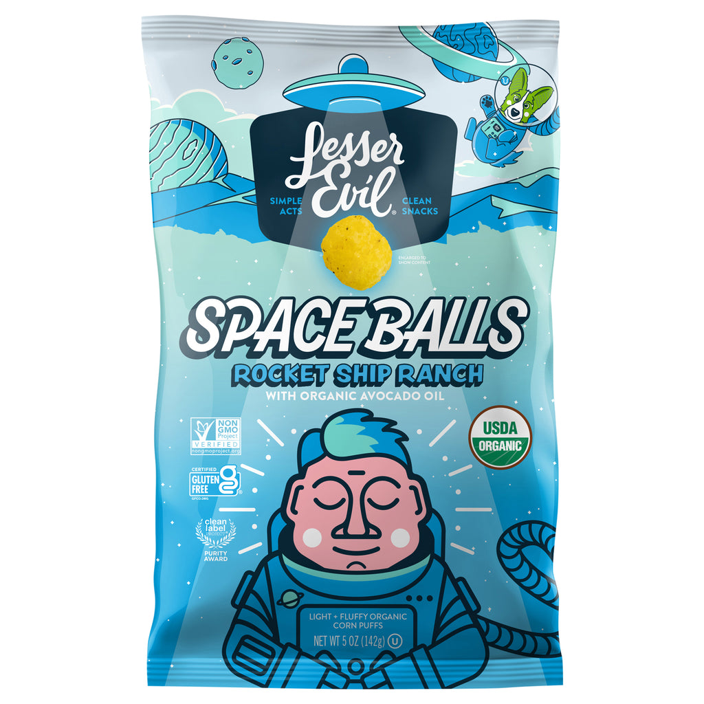Lesser Evil - Space Ball Og2 Rckt Ranch - Cs Of 6-5 Oz