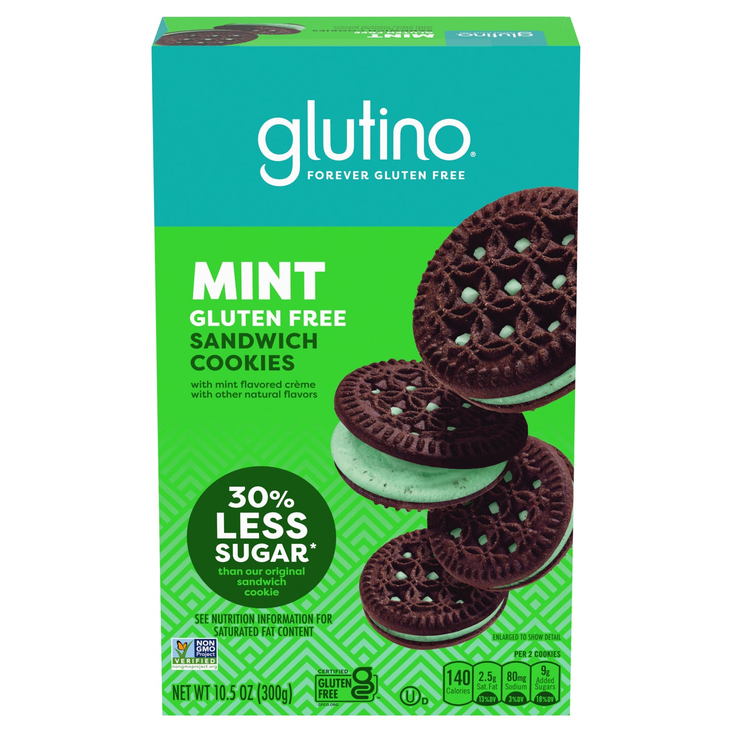 Glutino - Cookie Mint - Cs Of 8-10.5 Oz