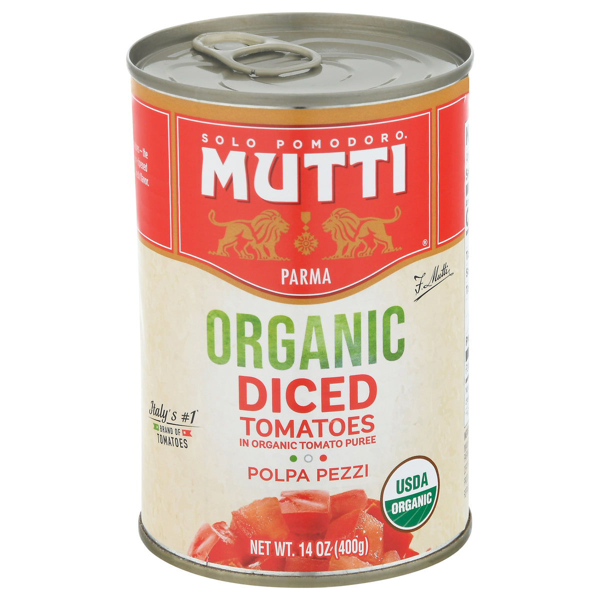 Mutti - Tomatoes Og2 Diced - Cs Of 6-14 Oz