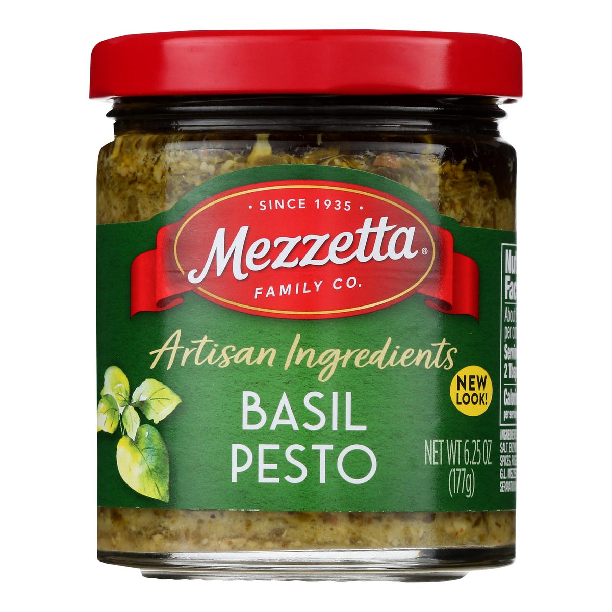 Mezzetta Sauce - Basil Pesto - Case Of 6 - 6.25 Fl Oz.