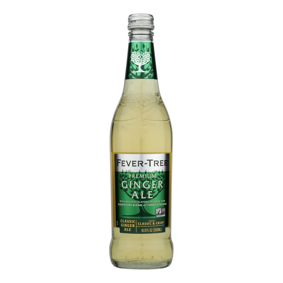 Fever - Tree Ginger Ale - Ale - Case Of 8 - 16.9 Fl Oz.