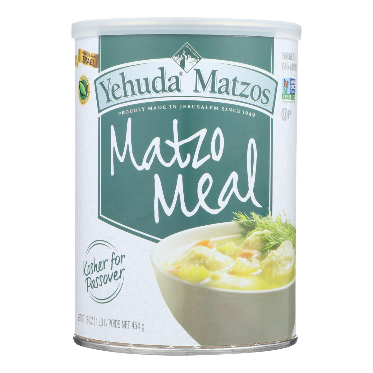 Yehuda Matzo Meal - Passover - Case Of 12 - 16 Oz