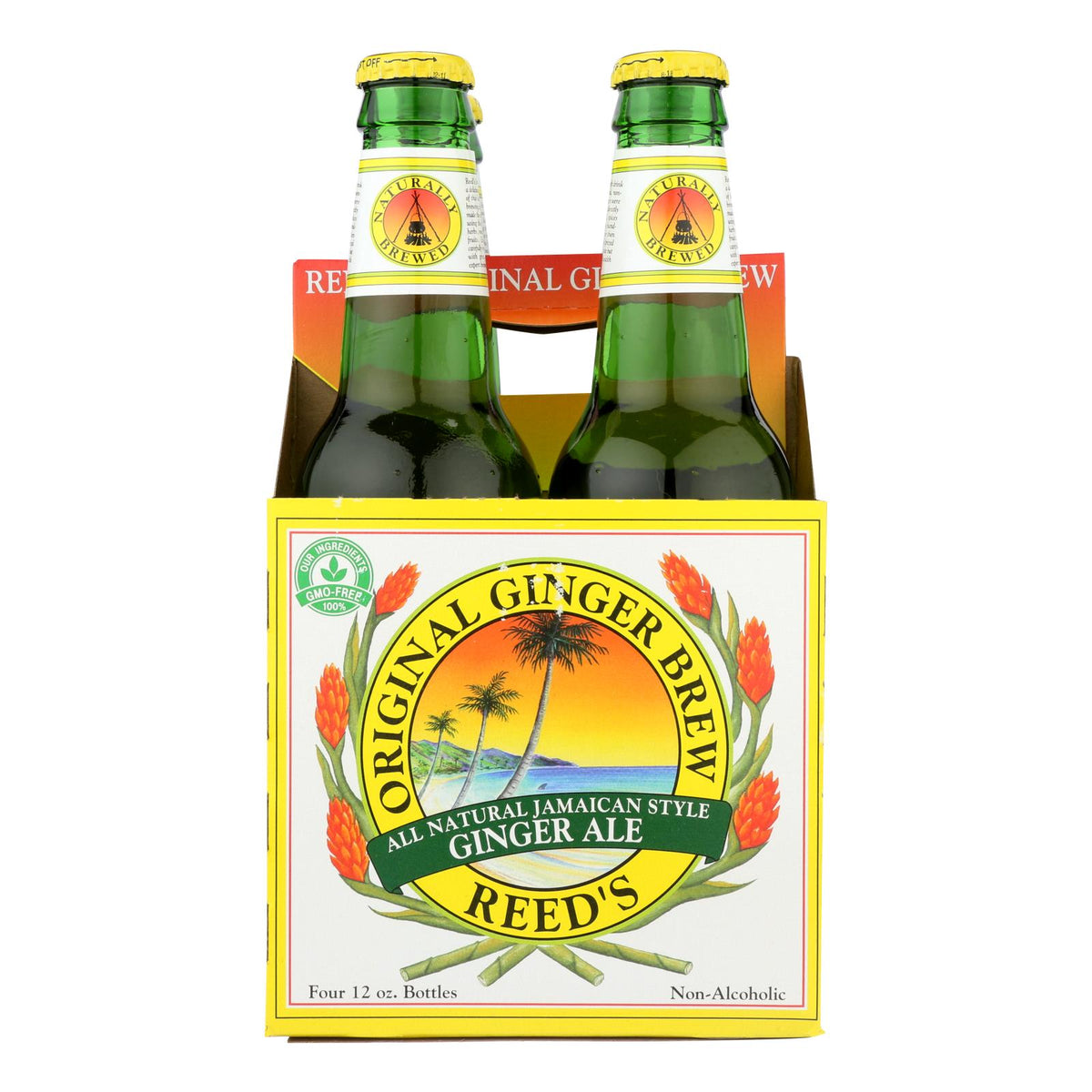 Reed's Ginger Beer Ginger Brew - Original - Case Of 6 - 12 Fl Oz.