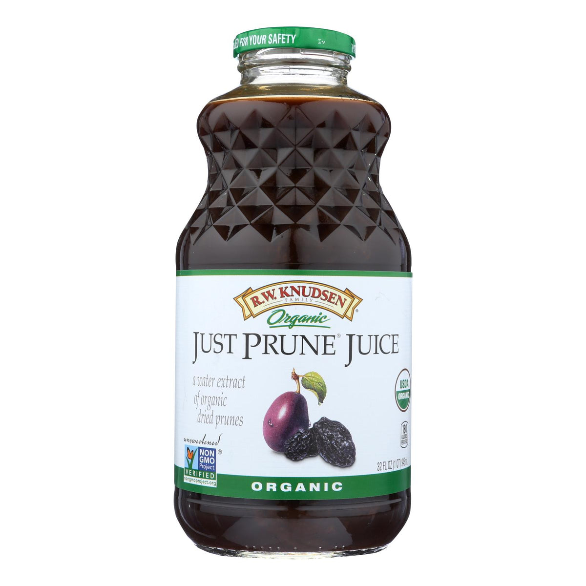 R.w. Knudsen - Organic Juice - Prune - Case Of 6 - 32 Fl Oz