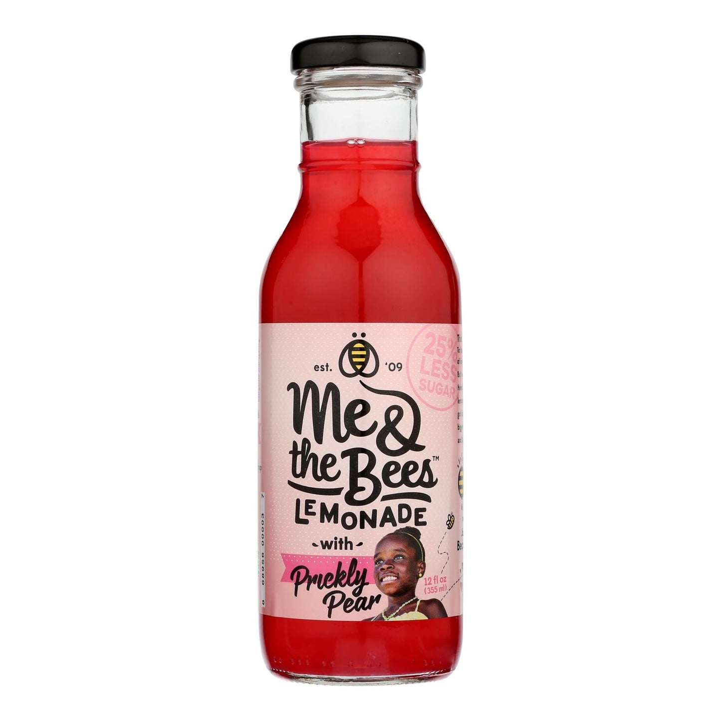 Me And The Bees Lemonade Lemonade - Prickly Pear - Case Of 12 - 12 Fl Oz