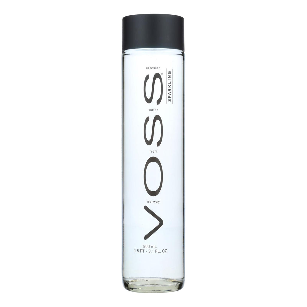 Voss Water Artesian Water - Sparkling - Case Of 12 - 27.1 Fl Oz.