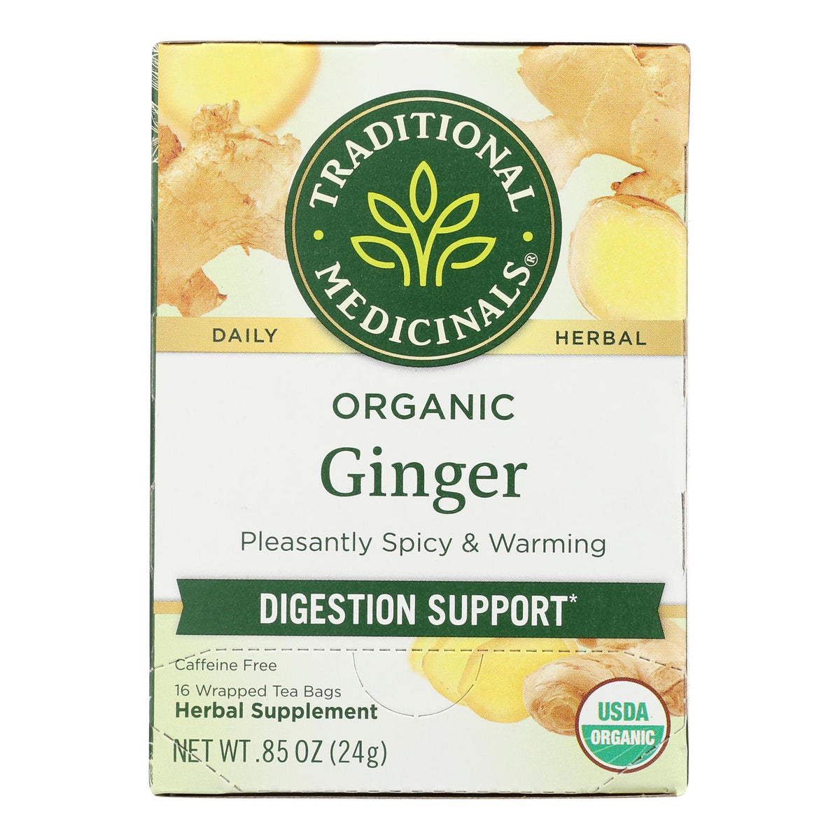 Traditional Medicinals Organic Ginger Tea - 16 Bags