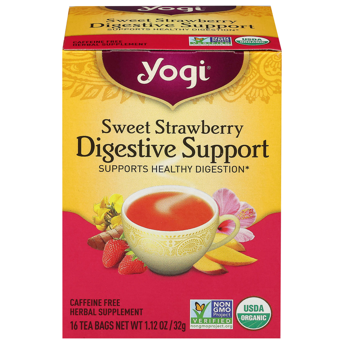 Yogi - Tea Og2 Sweet Straw Dgst - Cs Of 6-16 Bag