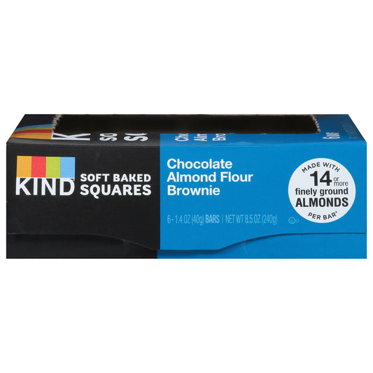 Kind - Bar Choc Brwni Af Sq Sb - Cs Of 8-6/1.4 Oz