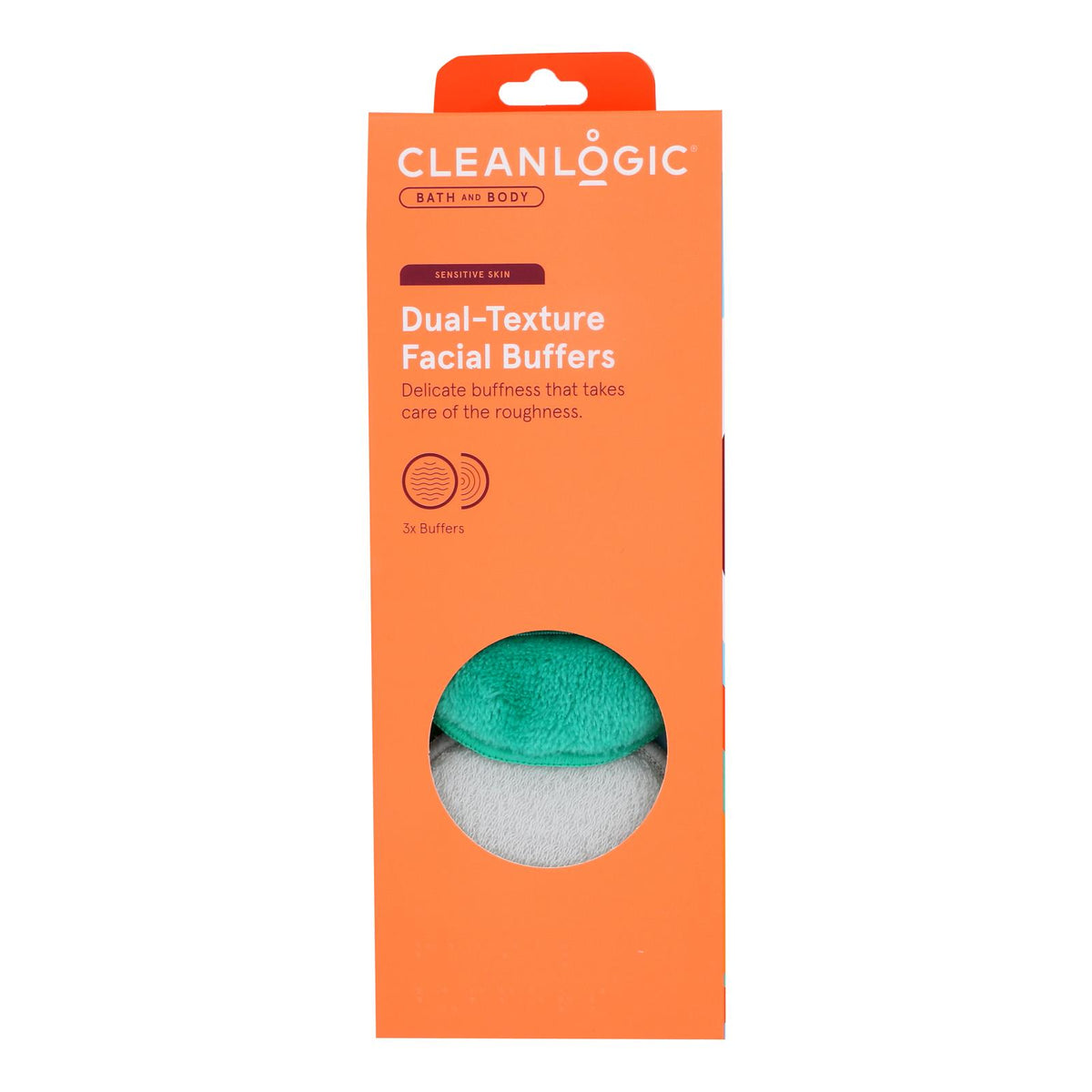Cleanlogic - Facial Bffr Dual Texture - 1 Each-3 Ct