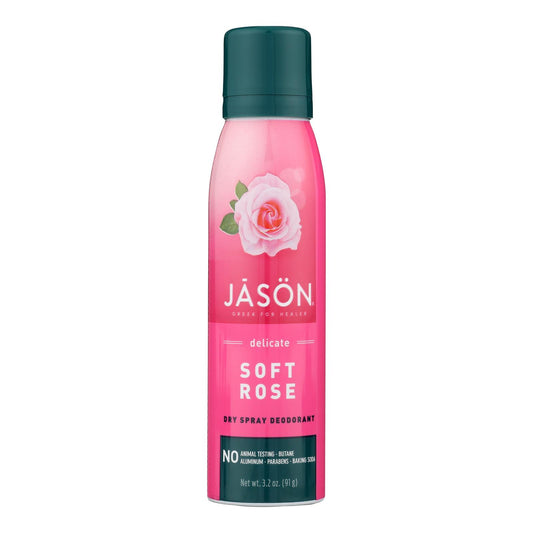Jason Natural Products - Deod Spry Soft Rose - Ea Of 1-3.2 Oz