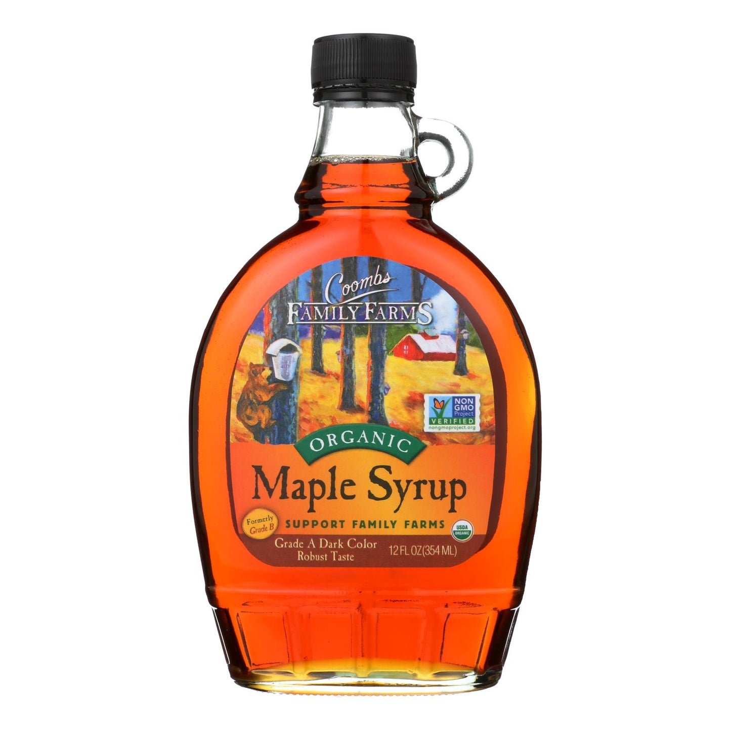 Coombs Family Farms Organic Maple Syrup - Case Of 12 - 12 Fl Oz.