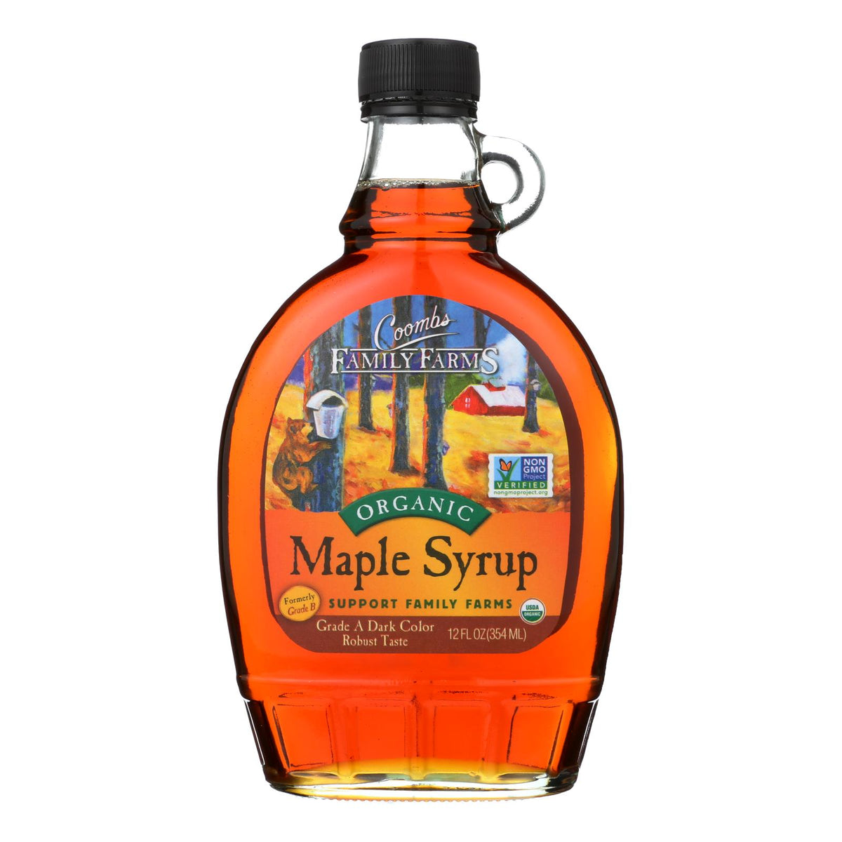 Coombs Family Farms Organic Maple Syrup - Case Of 12 - 12 Fl Oz.
