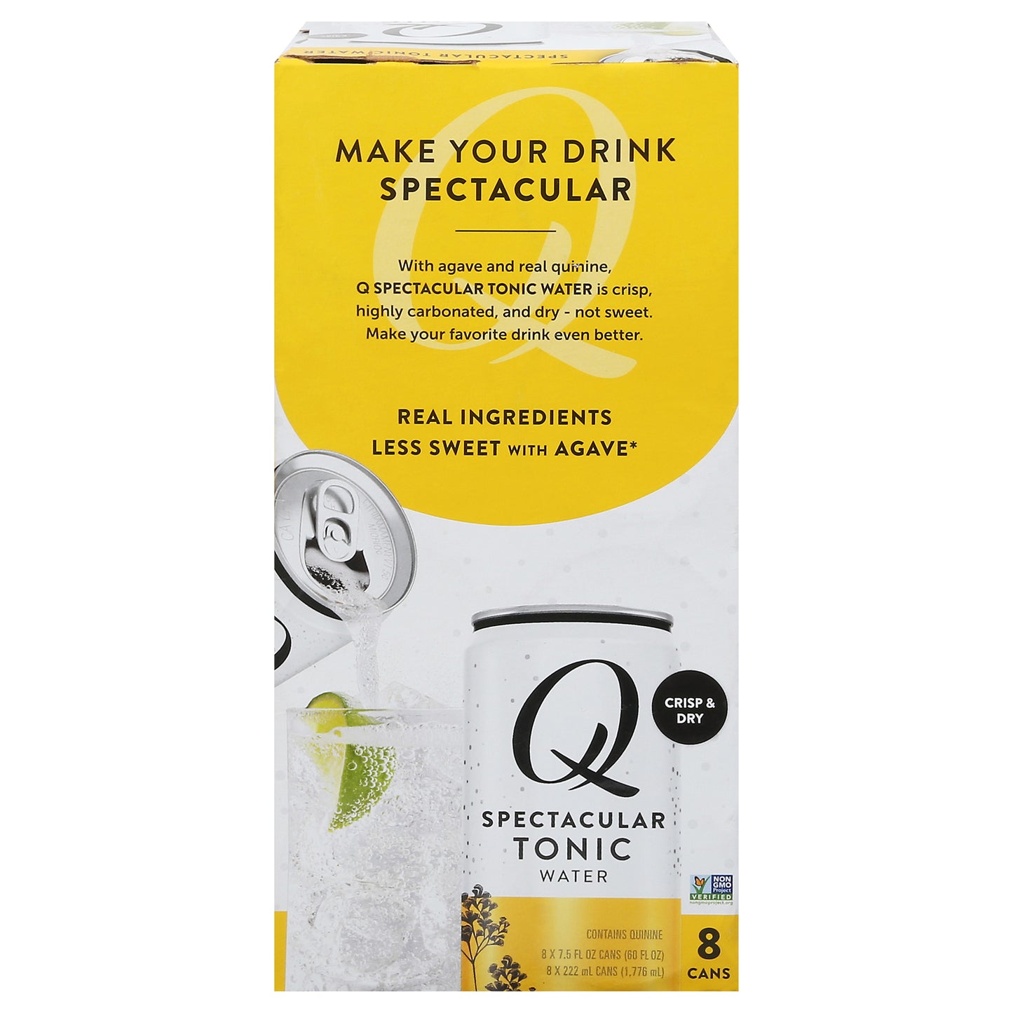 Q Drinks - Tonic Water 8 Pack - Cs Of 3-8/7.5 Fz