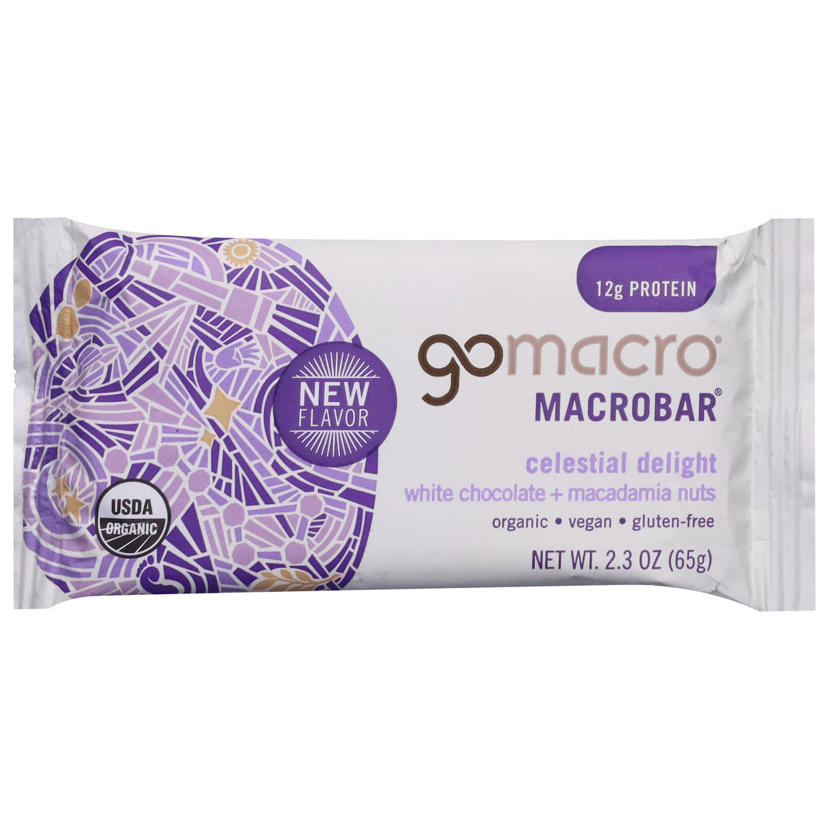 Gomacro - Bar Og2 Wht Choc Macd Nut - Cs Of 12-2.3 Oz