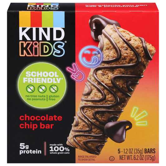Kind - Bar Kids Choc Chip Oat - Cs Of 8-5/1.2 Oz