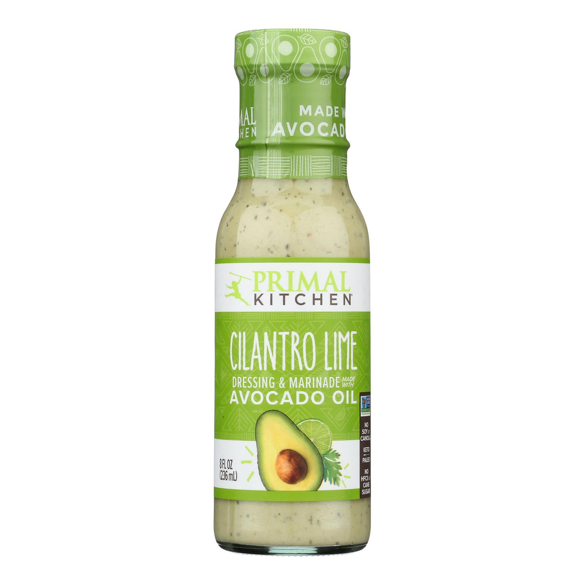Primal Kitchen - Cilantro Lime Avocado Oil - Case Of 6 - 8 Fz