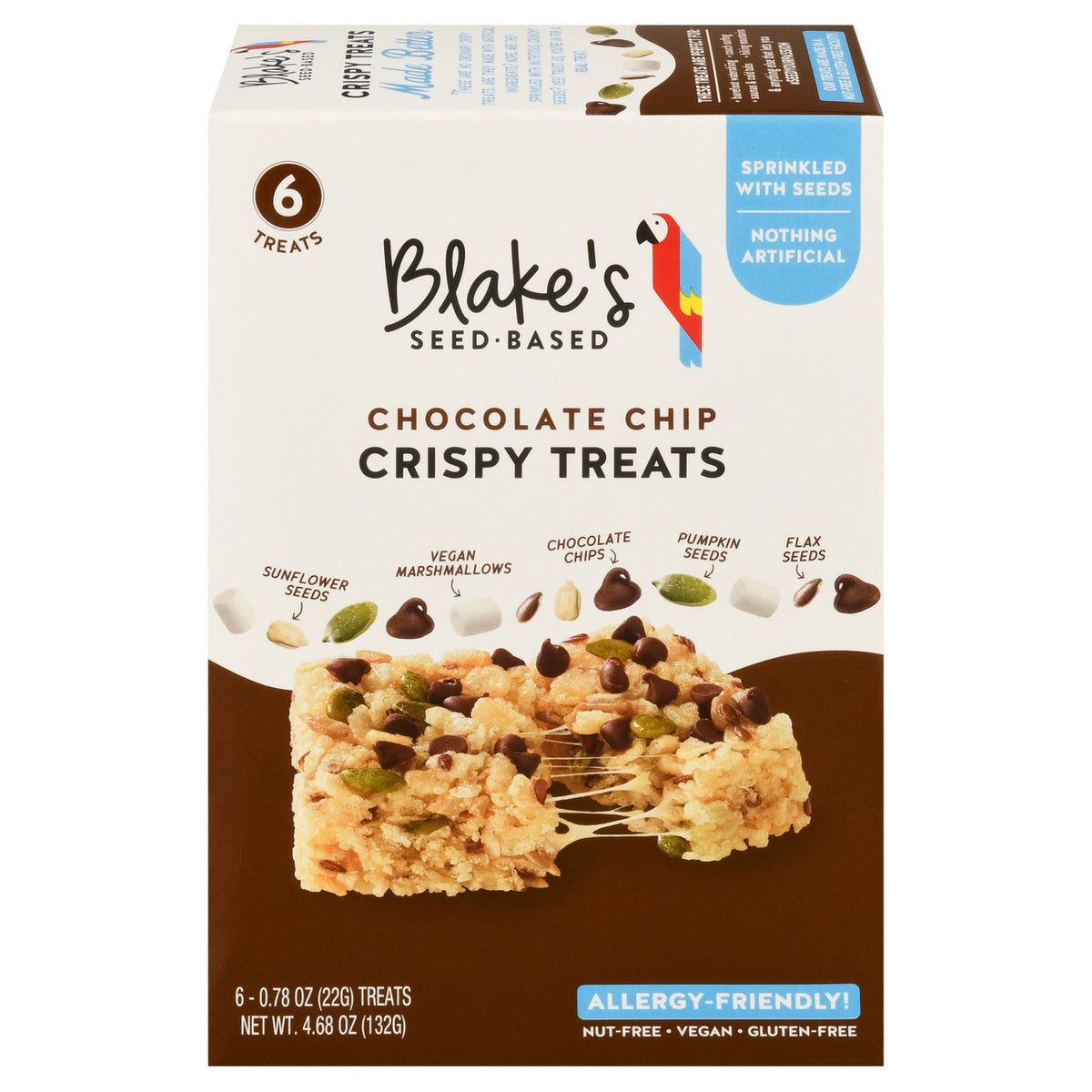 Blake's Seed Based - Crispy Treat Choco Chip - Cs Of 6-6/.78 Oz