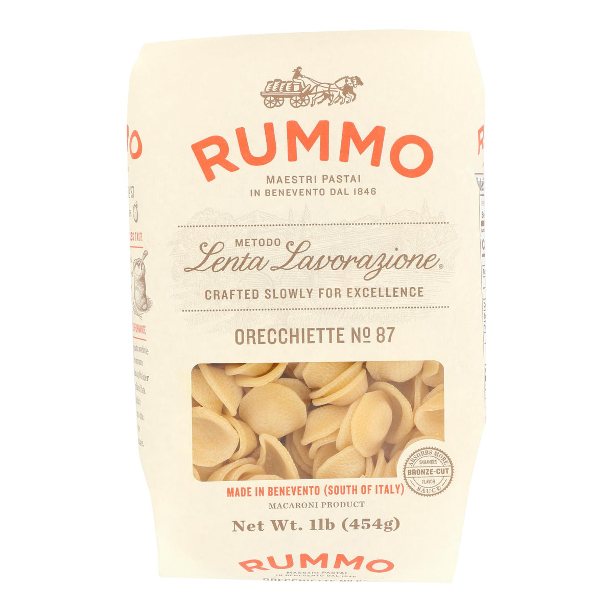 Rummo - Pasta Orecchiette - Case Of 12-16 Oz