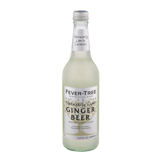 Fever - Tree Naturally Light Ginger Beer - Ginger Beer - Case Of 8 - 16.9 Fl Oz.