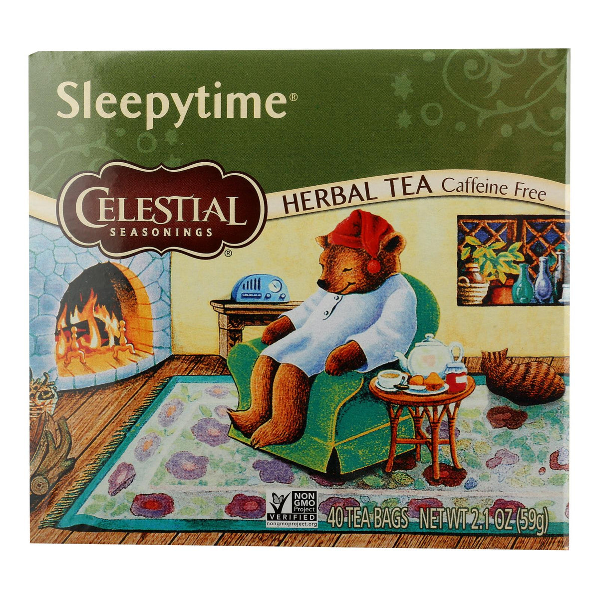Celestial Seasonings Sleepytime Herbal Tea Caffeine Free - 40 Tea Bags
