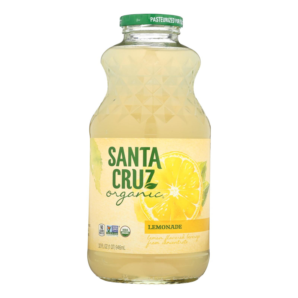 Santa Cruz Organic Juice - Lemonade - Case Of 12 - 32 Fl Oz.