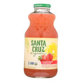 Santa Cruz Organic Lemonade Juice - Strawberry - Case Of 12 - 32 Fl Oz.