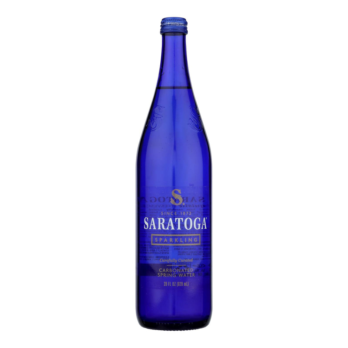 Saratoga Springs Water Sparkling Spring Water - Case Of 12 - 28 Fl Oz.