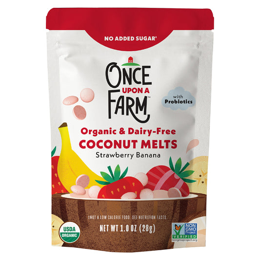 Once Upon A Farm - Cnut Melts Og2 Straw Ban - Cs Of 8-1 Oz