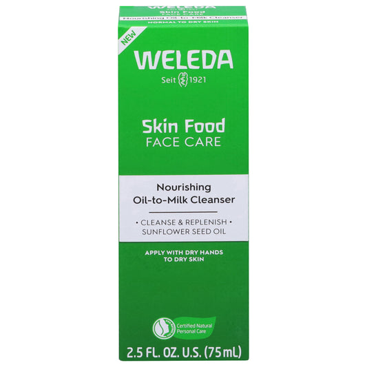 Weleda - Clnsr Oil/milk Skin Food - Ea Of 1-2.5 Fz