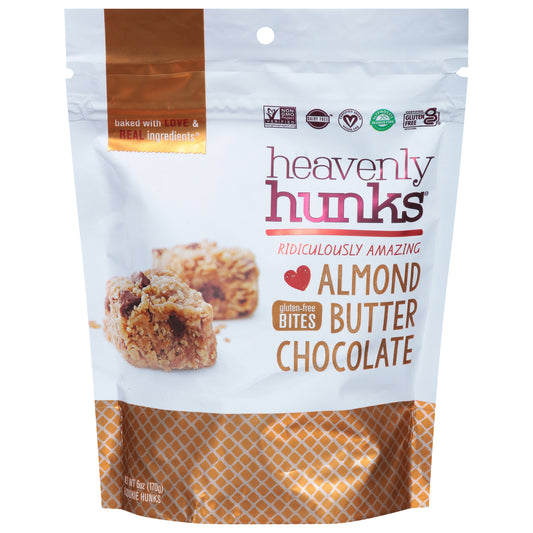 Heavenly Hunks - Ckie Bite Almnd Btr Choc - Cs Of 6-6 Oz
