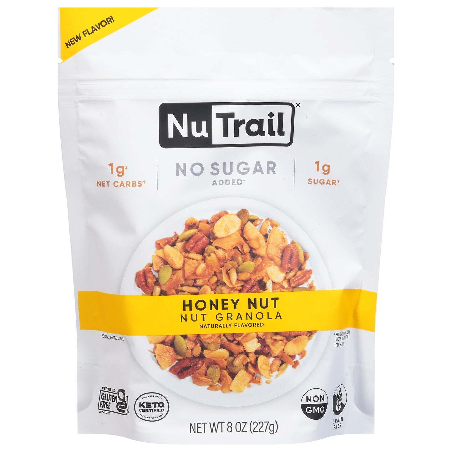 Nutrail - Granola Honey Nut - Cs Of 6-8 Oz