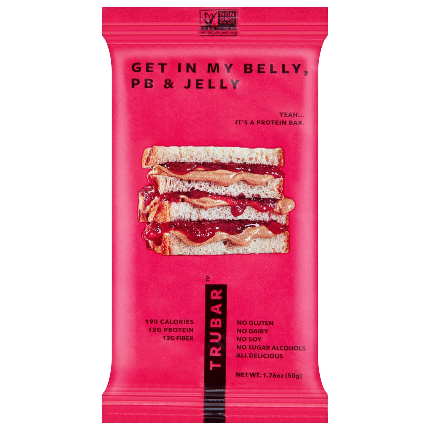 Trubar - Bar Get In My Belly Pbj - Cs Of 12-1.76 Oz