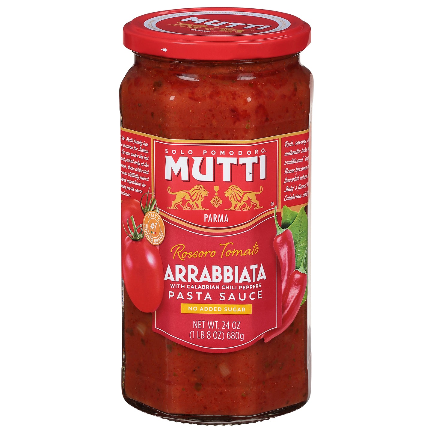Mutti - Sauce Arrabbiata Pasta - Cs Of 6-24 Oz