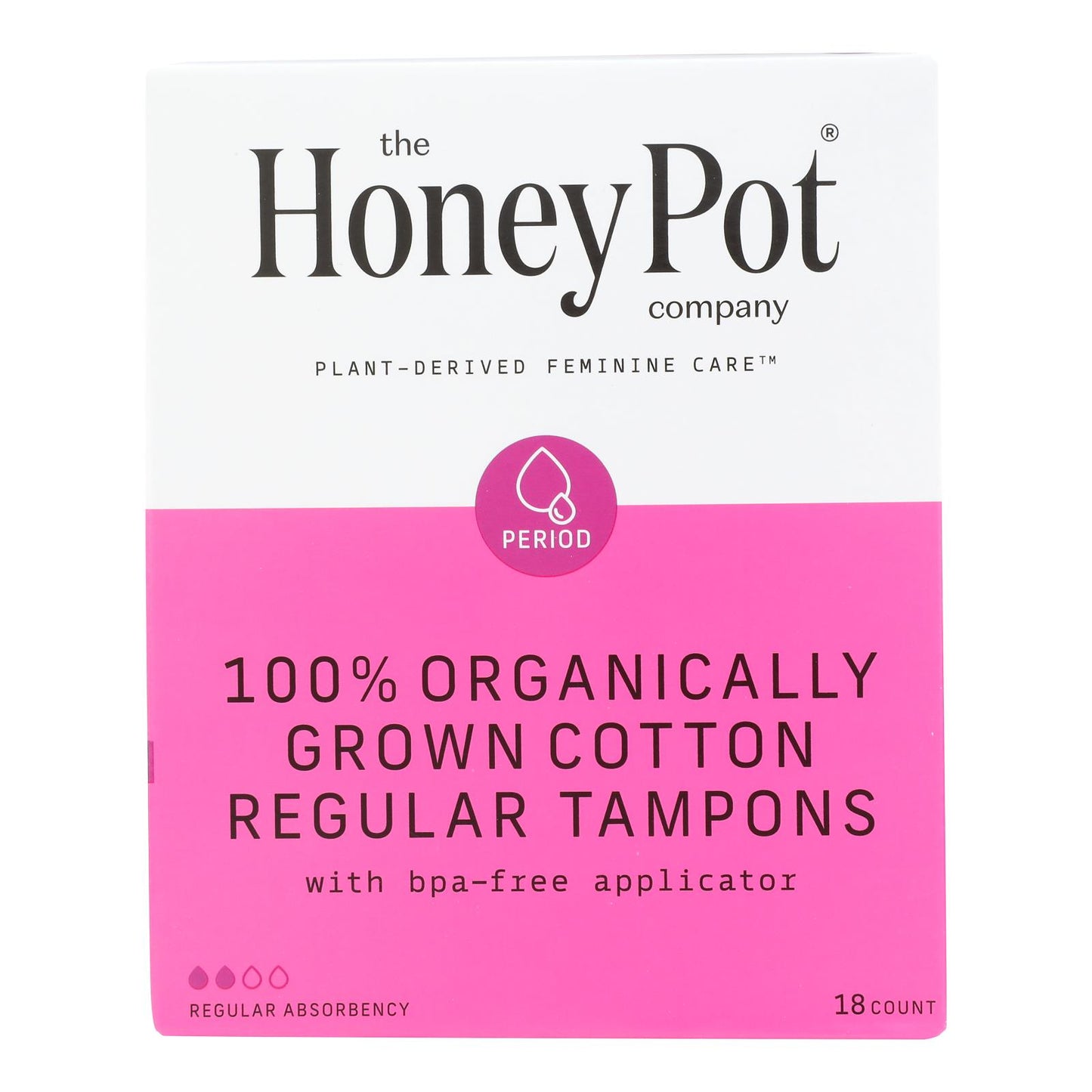 The Honey Pot - Tampon Reg Plst App Uscnt - Ea Of 1-18 Ct