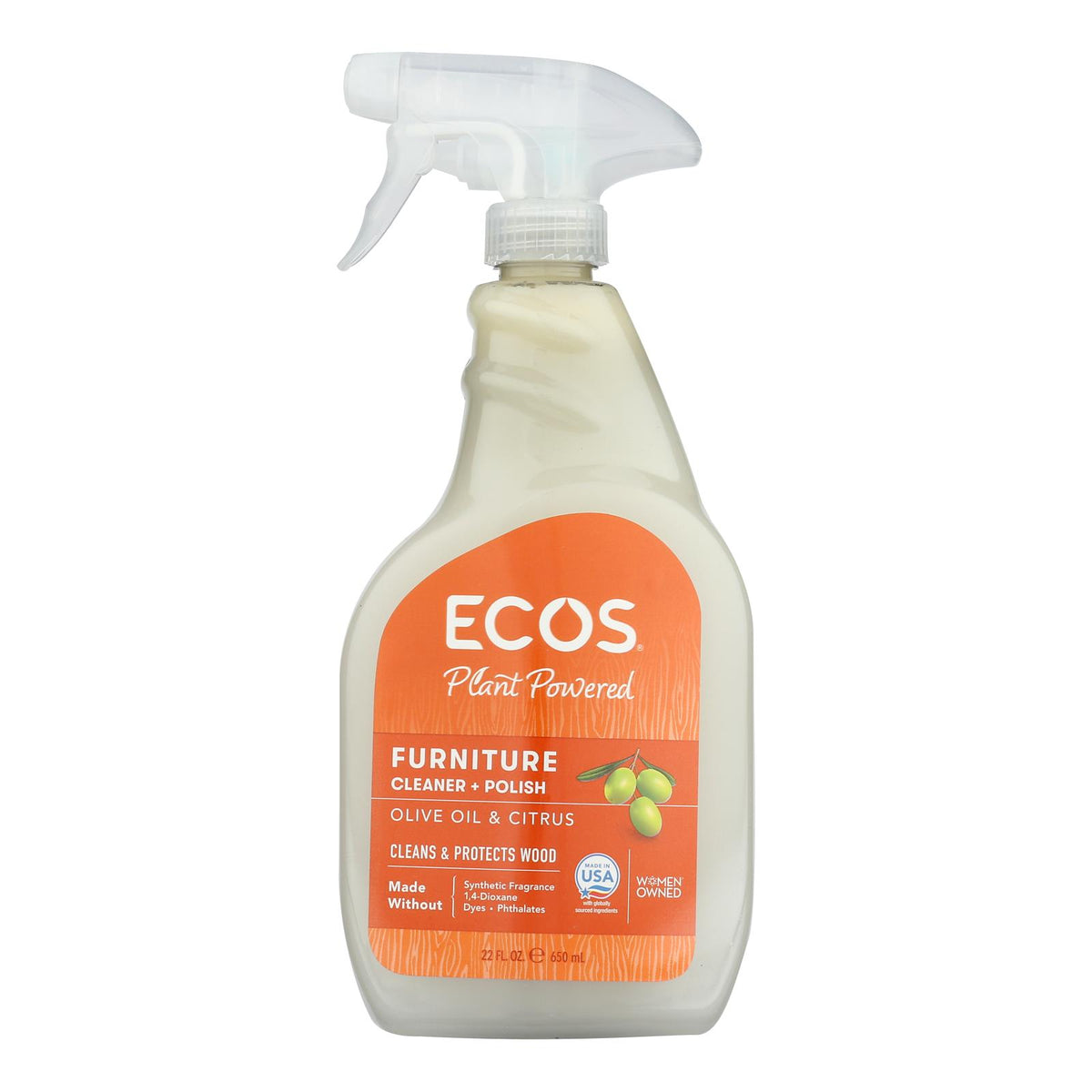 Earth Friendly Furniture Polish Spray - 22 Fl Oz