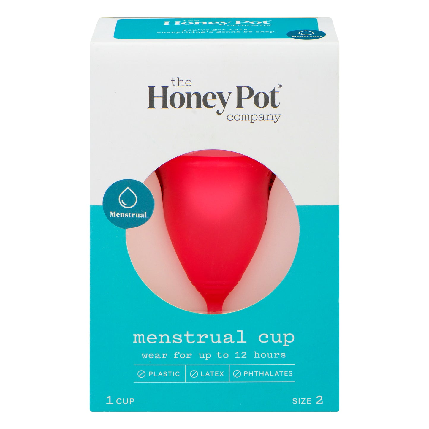 The Honey Pot - Menstrl Cup Size 2 Sillcn - Ea Of 1-1 Ea