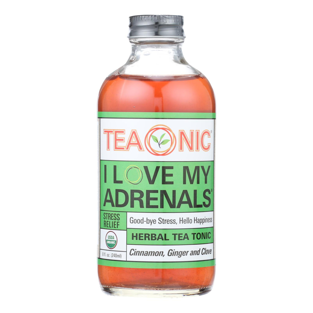 Teaonic, I Love My Adrenals Herbal Tea Supplement  - Case Of 6 - 8 Fz