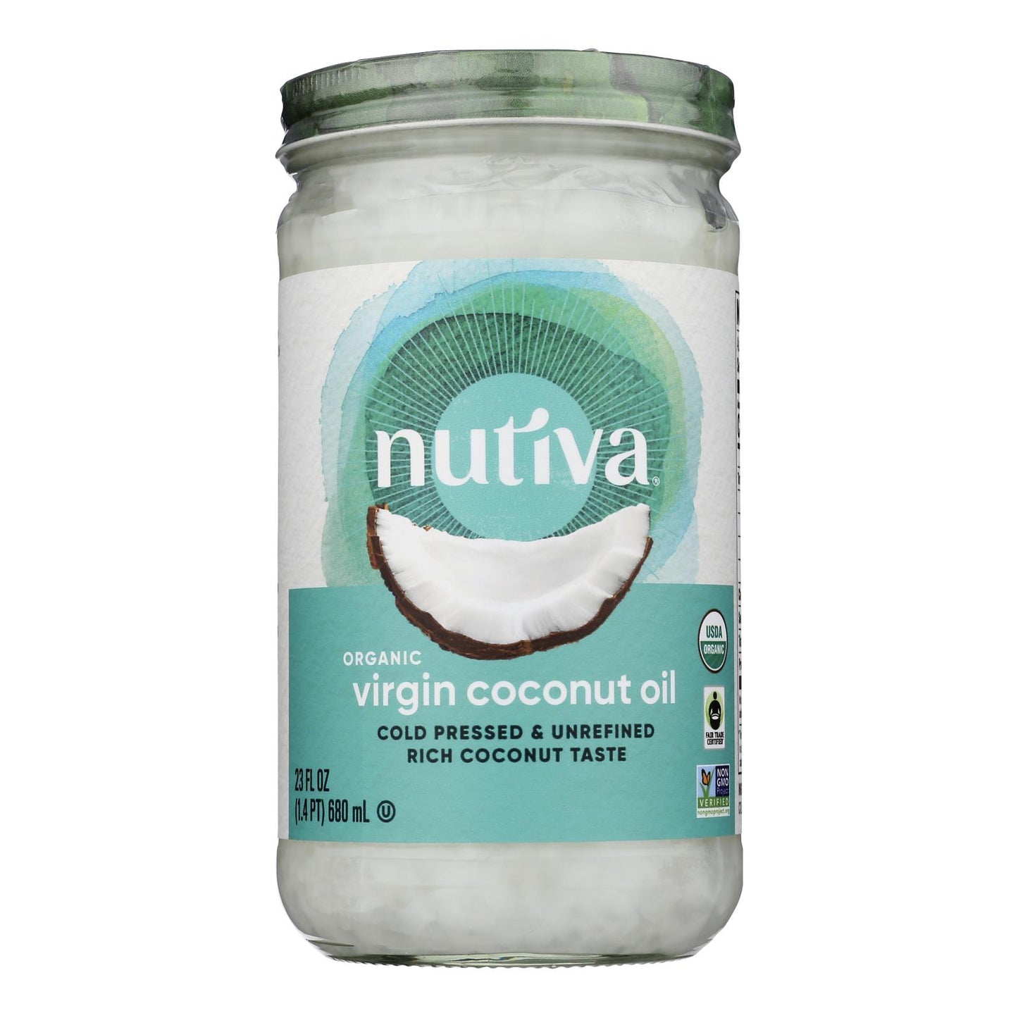 Nutiva Organic Virgin Coconut Oil - Case Of 6 - 23 Oz.